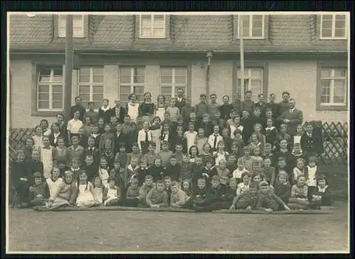 Foto 17×12cm Schule Jungs Mädchen Zöpfe 1938 Lausitz Märkische Heide Brandenburg