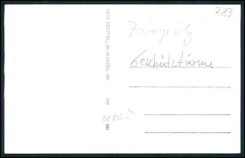 Foto AK Schlachtschiff Tirpitz - Geschütztürme Deutsche Kriegsmarine