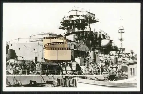 Foto AK Schlachtschiff Bismarck deutsche Kriegsmarine 1941