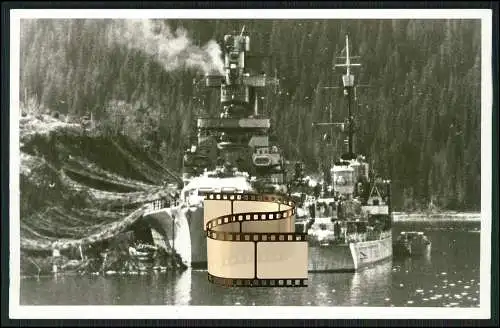 Foto AK Panzerschiff - Admiral Scheer - Kriegsschiff deutsche Marine