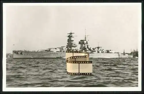 Foto AK Panzerschiff - Admiral Scheer - Kriegsschiff deutsche Marine