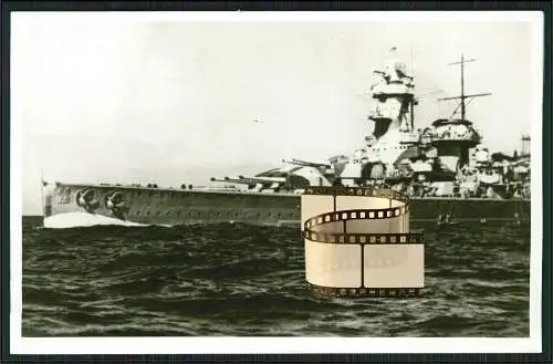 Foto AK Panzerschiff  - Admiral Graf Spee - Kriegsschiff deutsche Marine