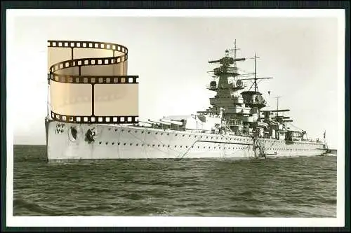 Foto AK Panzerschiff  - Admiral Graf Spee - Kriegsschiff deutsche Marine