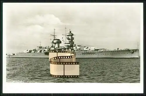 Foto AK Panzerschiff  - Admiral Graf Spee - Kriegsschiff deutsche Marine