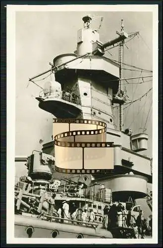 Foto AK Panzerschiff  - Admiral Graf Spee - Kriegsschiff deutsche Marine