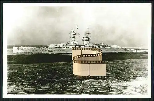 Foto AK Panzerschiff  - Admiral Graf Spee - Kriegsschiff deutsche Marine