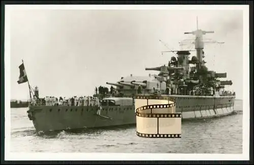 Foto AK Panzerschiff - Deutschland bzw. Lützow - Kriegsschiff deutsche Marine