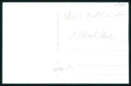Foto AK Panzerschiff - Deutschland bzw. Lützow - Geschütze mittleren Kalibers