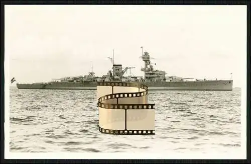 Foto AK Panzerschiff - Deutschland bzw. Lützow - Kriegsschiff deutsche Marine