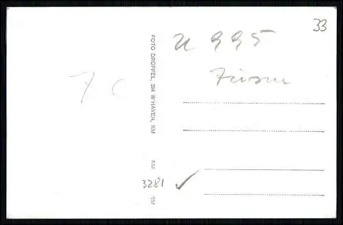 Drüppel Foto AK U-Boot Unterseeboot U 995 Mittelschiff Turm mit leichte Flak