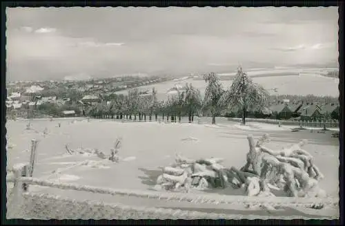 Foto AK Clausthal Zellerfeld Blick von Bremer Höhe Winterlandschaft Cekade Karte