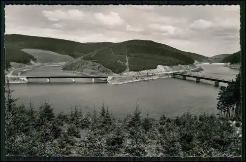 Foto AK Okertalsperre bei Altenau im Harz Lr. Goslar Brücken Panorama Echt Foto