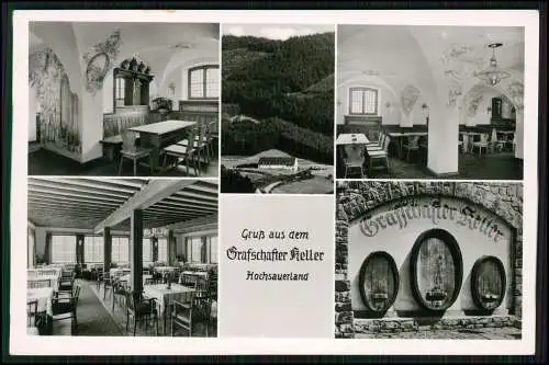 Foto AK Dorf Grafschaft - Grafschafter Keller Innenansicht - Mergelsberg & Manns