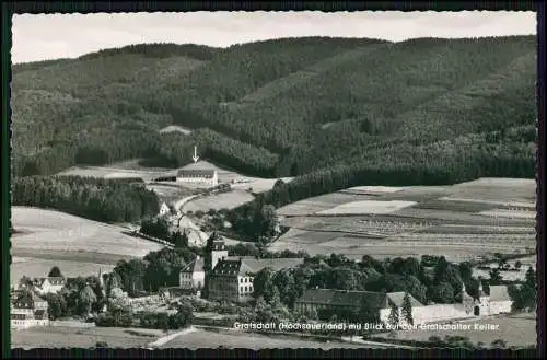 Foto AK Dorf Grafschaft Schmallenberg Grafschafter Keller Mergelsberg und Manns