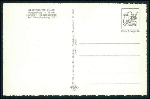 Foto AK Dorf Grafschaft Schmallenberg Grafschafter Keller Mergelsberg und Manns