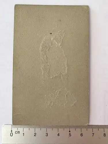 CDV Foto Soldat in Uniform Kordel Schützenschnur  - Atelier Nic. Mehl St. Avold