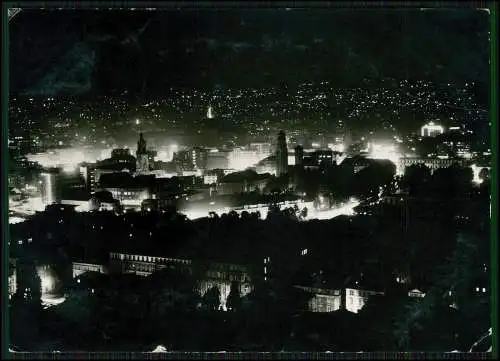 3x Foto AK Stuttgart Fernsehturm Blick vom auf die Stadt auch Ansicht bei Nacht