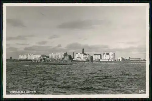 3x Foto AK Nordseeinsel Borkum Promenade Leuchtturm Südbad und vieles mehr