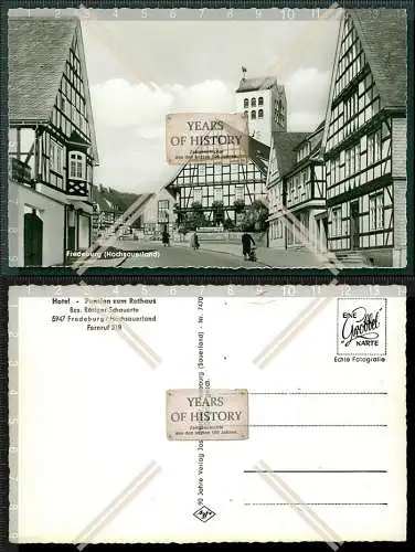 Foto AK Bad Fredeburg Schmallenberg Hochsauerland Hotel Pension zum Rathaus