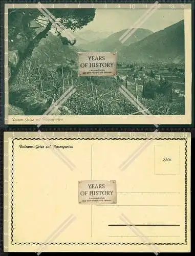 AK Bozen Bolzano Gries mit Rosengarten 1939