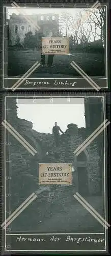 Foto 2x Kloster Ruine Limburg in Bad Dürkheim Rheinland-Pfalz 1933