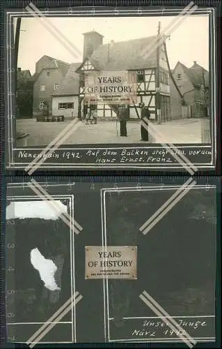 Foto Schwalbach am Taunus Hessen Rathaus Fachwerk 1942