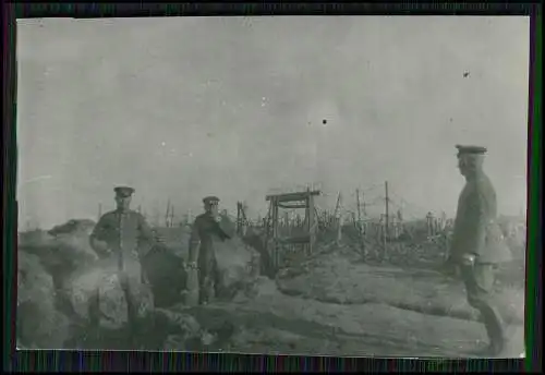 5x Foto 1. WK Soldaten Ostfront 1916-17 Beschreibung Rückseite 6x9 cm