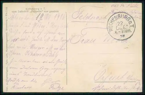 3x AK Ansichtskarte Postkarte Rothenburg ob der Tauber Mittelfranken 1910