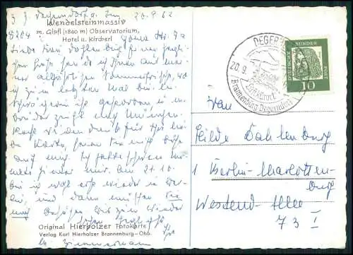 Foto AK Wendelsteinmassiv Gebirgsgruppe Bayerischen Alpen Rosenheim Miesbach