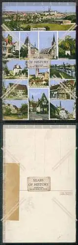 AK Quedlinburg im Harz Schloss Totale Kriegerdenkmal Finkenherd Klopstock Haus 