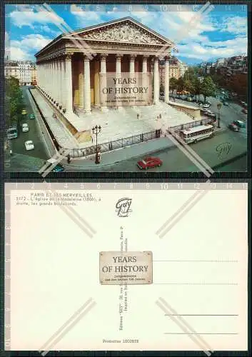 AK PARIS ET SES MERVEILLES. L eglise de la Madeleine 1806 a droite, les grands 