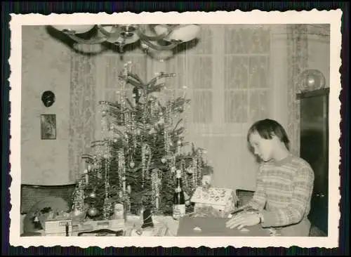 10x alte Foto Essen Gelsenkirchen Dortmund Ruhrgebiet Fernseher Weihnachten 1955