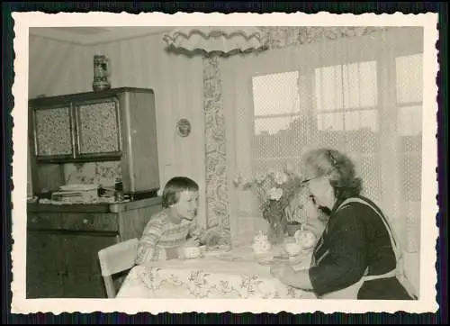 10x alte Foto Essen Gelsenkirchen Dortmund Ruhrgebiet Fernseher Weihnachten 1955