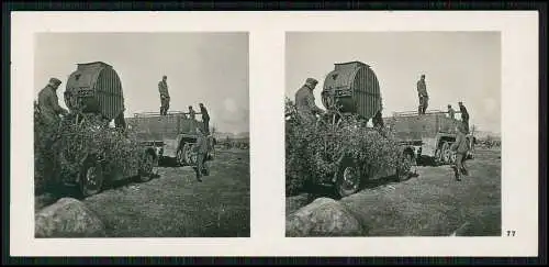 Stereo-Foto Fliegen... Bild Nr. 77 Luftwaffe Scheinwerfer Einstellung