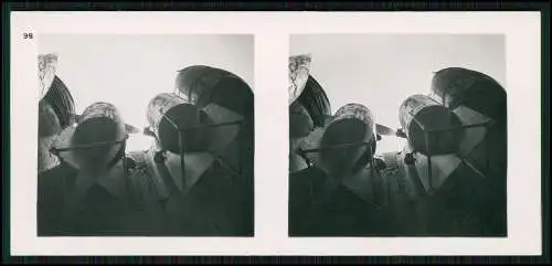 Stereo-Foto Fliegen... Bild Nr. 56 Flugzeug Aircraft mit Fliegerbomben