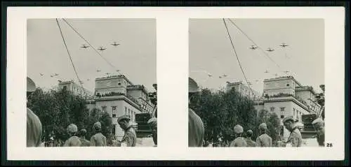 Stereo-Foto Fliegen..Bild Nr. 28 Flugzeug Aircraft Ju 87 über Athen Griechenland