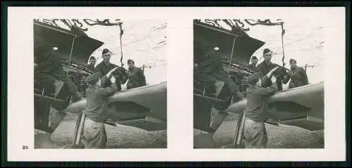 Stereo-Foto Fliegen... Bild Nr. 25 Flugzeug Aircraft M 109 Messerschmitt JG 53