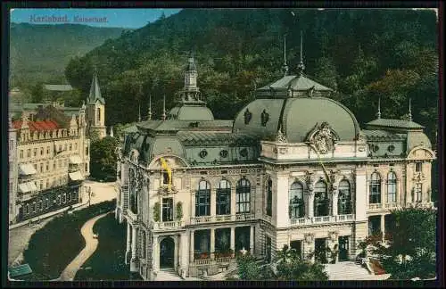 6x AK alte Ansichtskarten Karlovy Vary Karlsbad Stadt 1910-1920 gelaufen