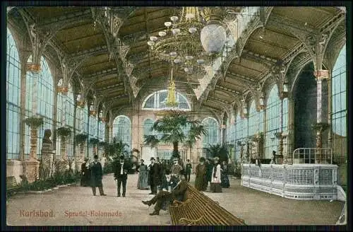6x AK alte Ansichtskarten Karlovy Vary Karlsbad Stadt 1910-1920 gelaufen