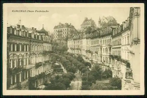 6x AK alte Ansichtskarten Karlovy Vary Karlsbad Stadt 1910-1920 gelaufen
