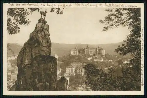 6x AK alte Ansichtskarten Karlovy Vary Karlsbad Stadt 1910-1920 gelaufen