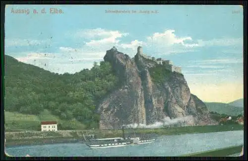 5x AK Aussig Ústí nad Labem Tschechien Elbe Alte Ansichten 1910-1920 gelaufen
