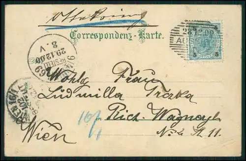 5x AK Aussig Ústí nad Labem Tschechien Elbe Alte Ansichten 1910-1920 gelaufen