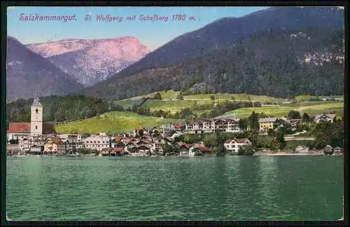 6x AK Salzkammergut Österreich am Nordrand der Alpen 1910-20 teilweise gelaufen