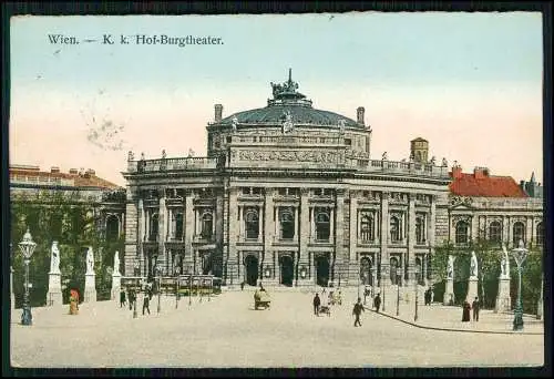 6x AK alte Ansichten Wien Bundesland u. Hauptstadt Österreich 1900-1920 gelaufen