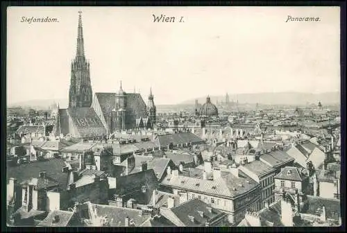 8x AK alte Ansichten Wien Bundesland u. Hauptstadt Österreich 1900-1910 gelaufen