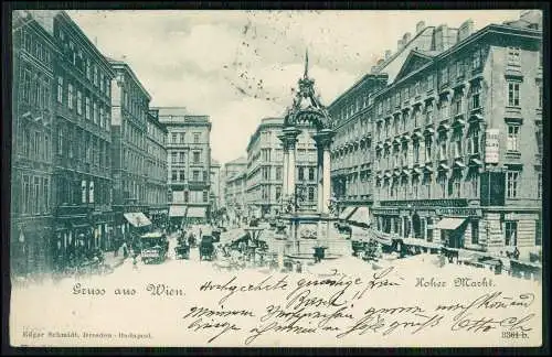 8x AK alte Ansichten Wien Bundesland u. Hauptstadt Österreich 1900-1910 gelaufen