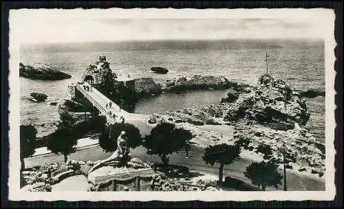 16x Foto u. AK alte Ansichtskarten Biarritz Pyrénées Atlantiques, Küste 1940