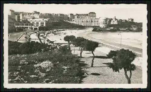 16x Foto u. AK alte Ansichtskarten Biarritz Pyrénées Atlantiques, Küste 1940