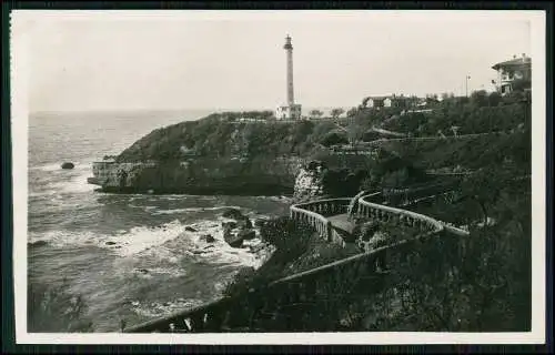 16x Foto u. AK alte Ansichtskarten Biarritz Pyrénées Atlantiques, Küste 1940